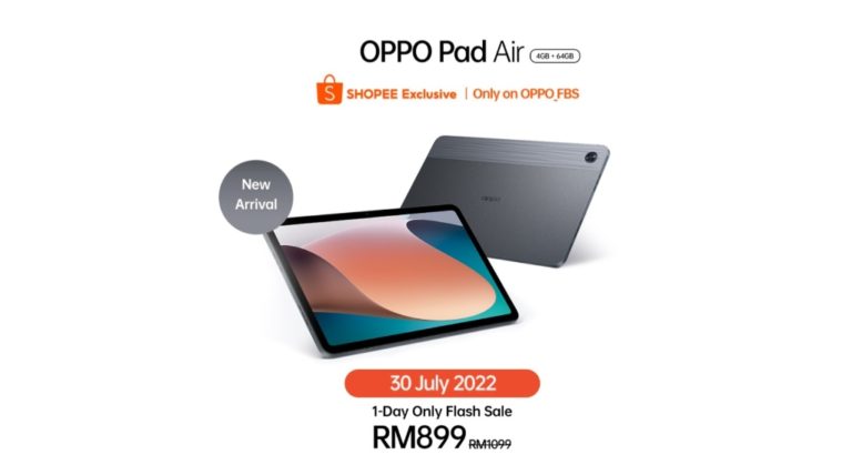 Dapatkan OPPO Pad Air pada harga istimewa RM 899 di Shopee pada 30 Julai ini 8