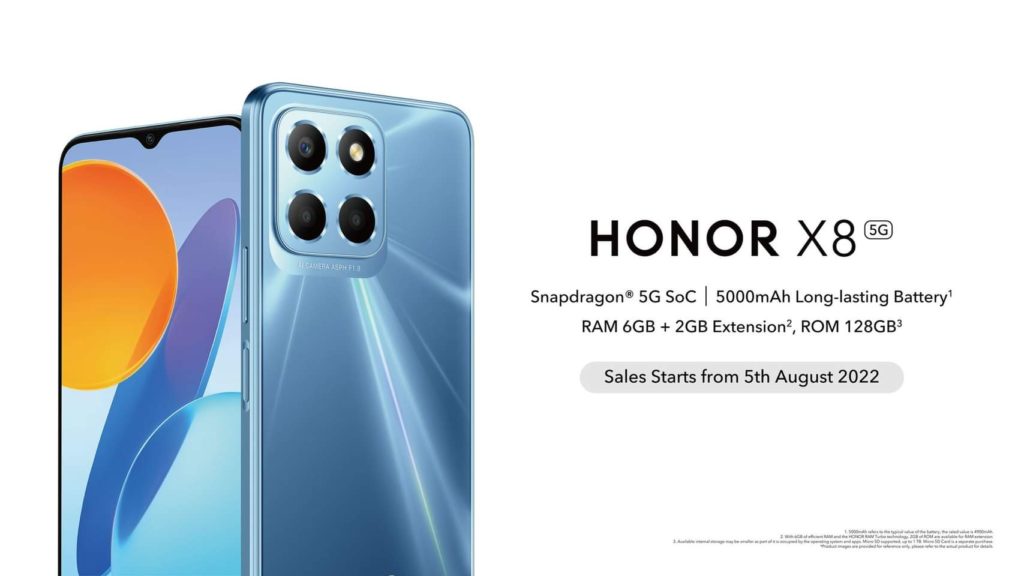 Honor X8 5G akan ditawarkan di Malaysia mulai 5 Ogos ini 1