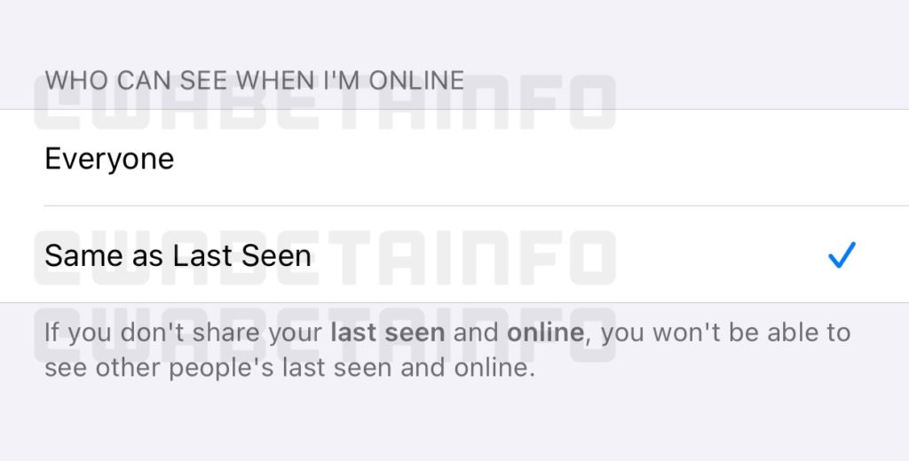 WhatsApp sedang uji ciri menutup status 'online' dan 'last seen' 1