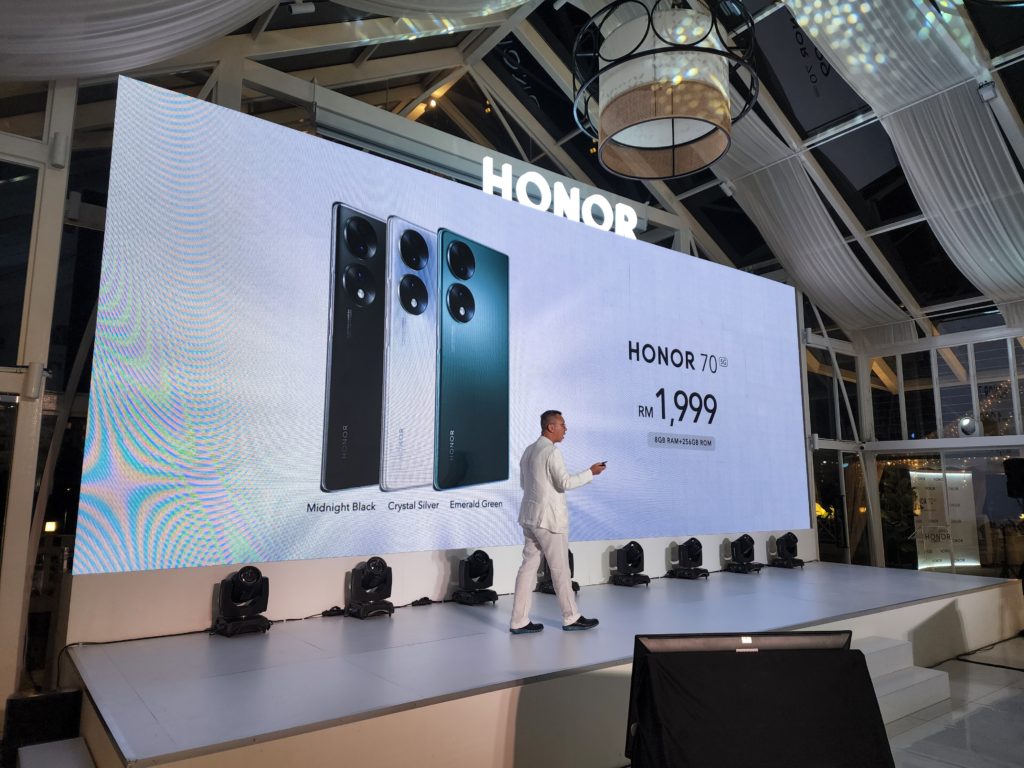 Honor 70 dengan sensor 54MP IMX800 dan skrin OLED 120Hz kini rasmi di Malaysia - harga RM 1,999 1