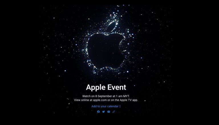 Apple sahkan pelancaran iPhone 14 Series akan berlangsung pada 7 September 9