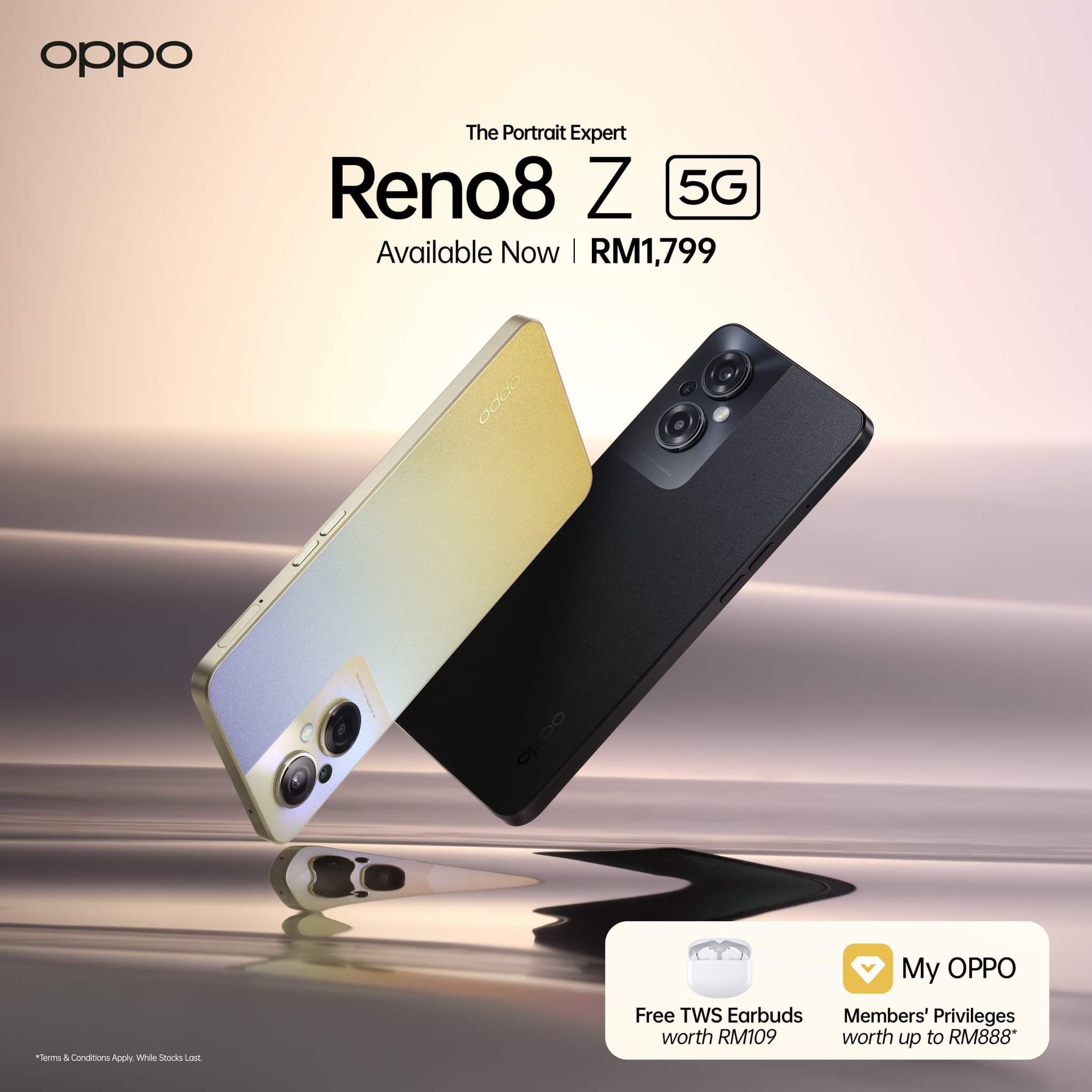 OPPO Reno8 Z 5G kini rasmi di Malaysia - harga RM 1,799 5