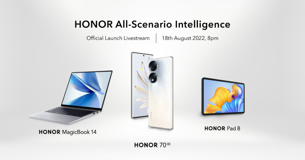 HONOR MagicBook 14 dan HONOR Pad 8 akan dilancarkan di Malaysia pada 18 Ogos ini 1