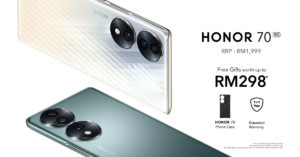 Honor 70 akan mula dijual secara rasmi pada 27 Ogos - RM 1,999 1