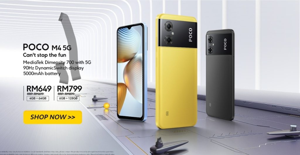 Poco M4 5G akan ditawarkan di Malaysia pada 18 Ogos ini - harga promosi dari RM 649 sahaja 1