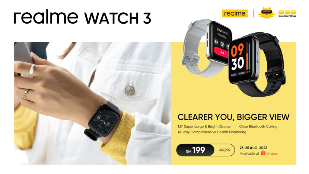realme Watch 3 kini di Malaysia pada harga promosi serendah RM 199 sahaja 1