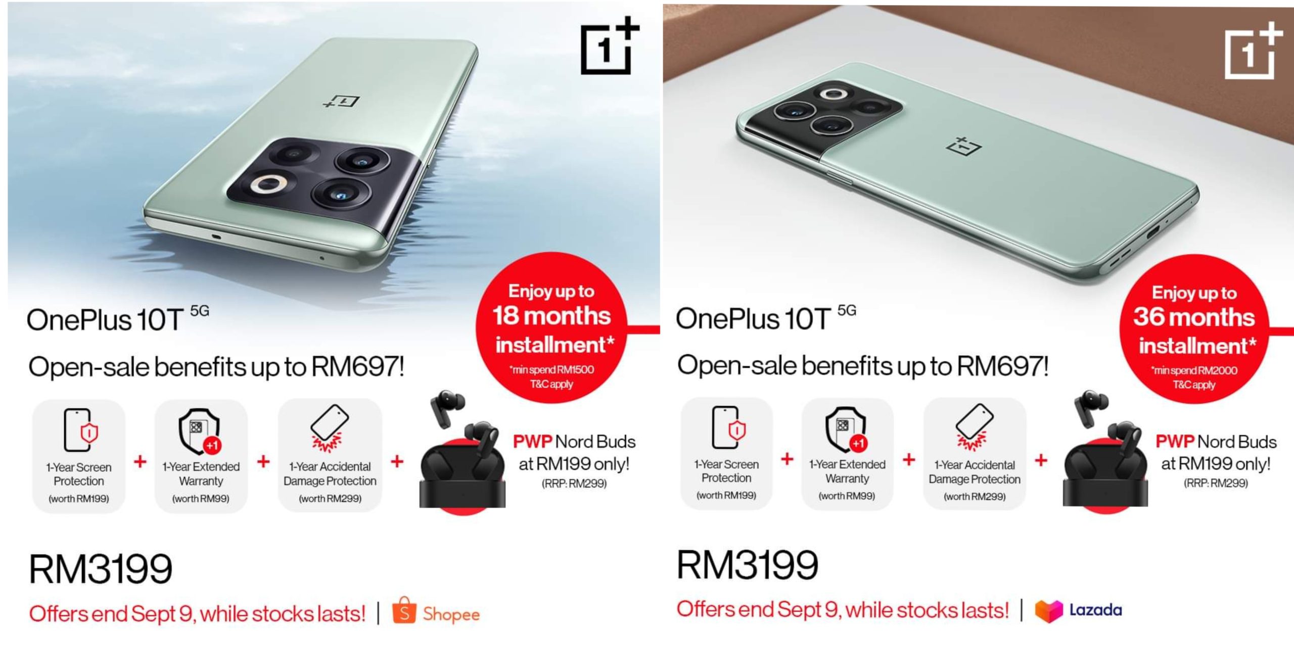 OnePlus 10T 5G kini mula ditawarkan di Malaysia pada harga RM 3,199 3