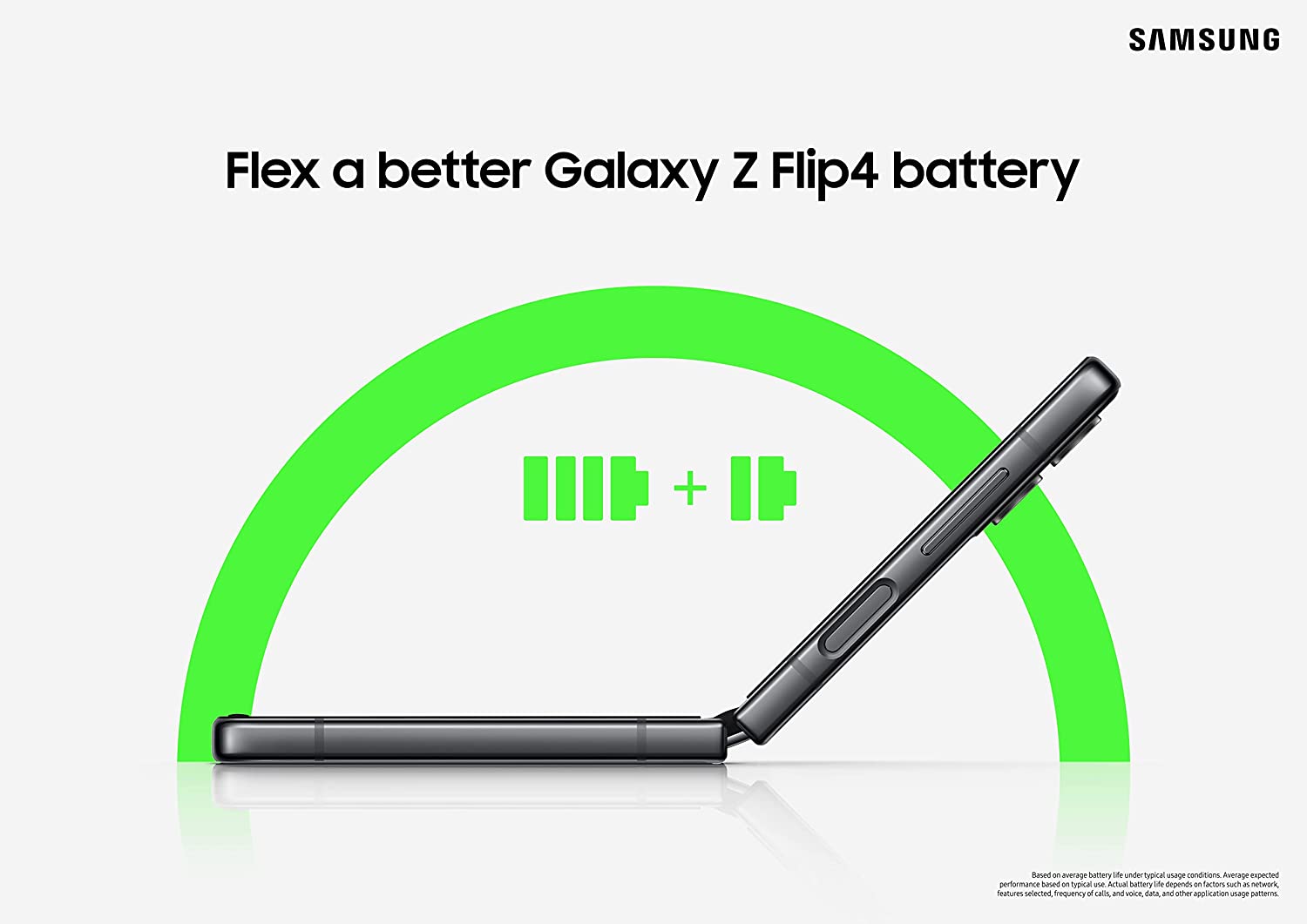 Samsung Galaxy Z Flip4 - 33% lebih kapasiti bateri pada rangka yang sama 7