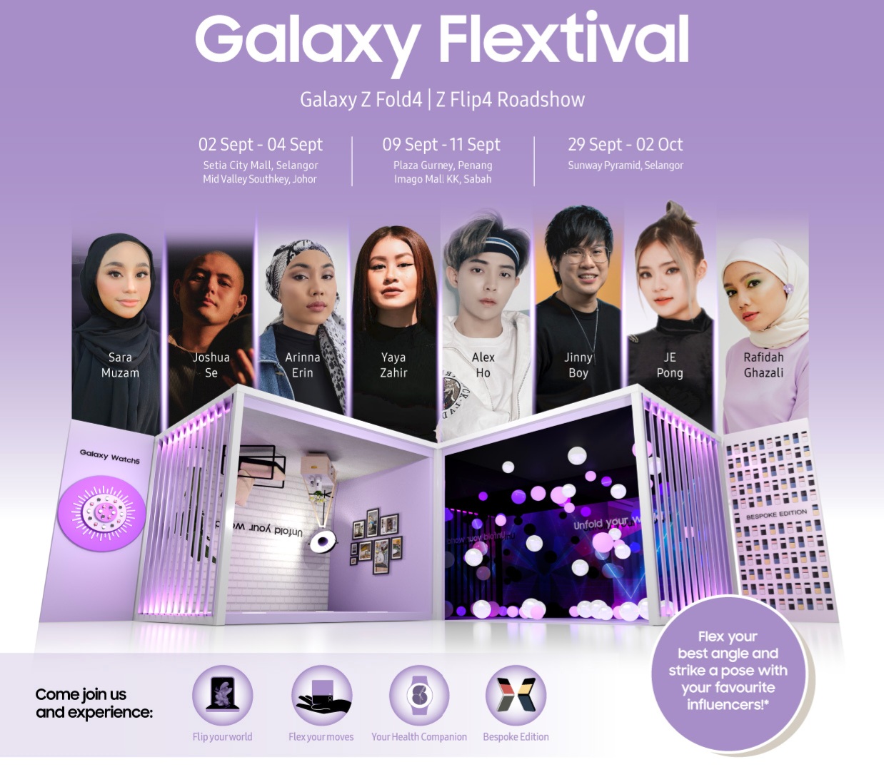 Kunjungi roadshow Samsung Galaxy Flextival - tawaran hebat kalau beli Galaxy Z Fold4 atau Z Flip4 7