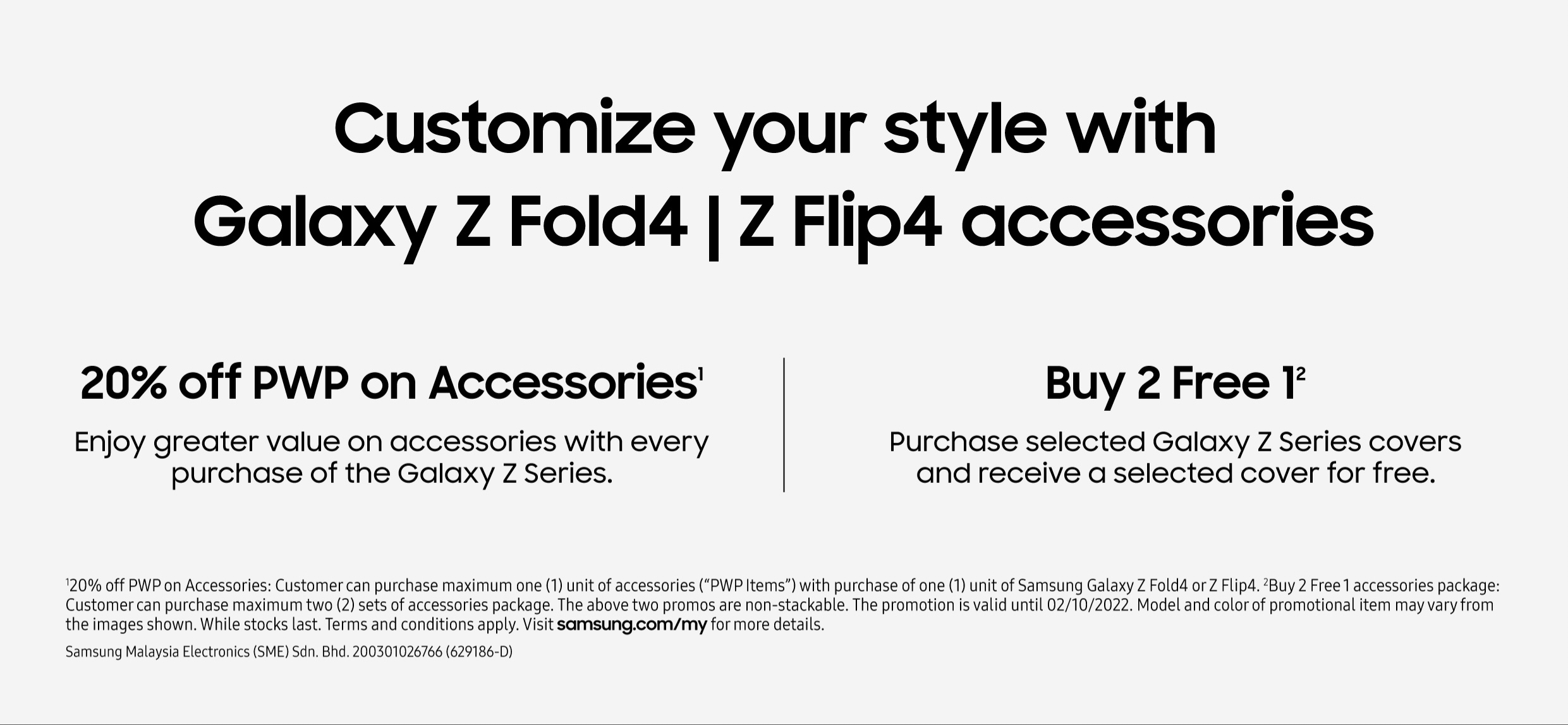 Gayakan Samsung Galaxy Z Fold4 atau Z Flip4 dengan aksesori rasmi - kini dengan diskaun 20% atau beli 2 percuma 1 6