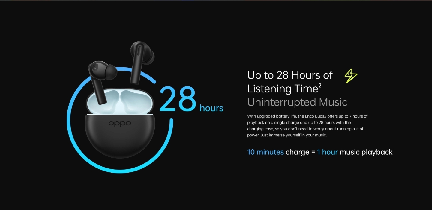 ULASAN : OPPO Enco Buds 2 - TWS Mesra Poket dengan 28 jam jangka hayat bateri 28