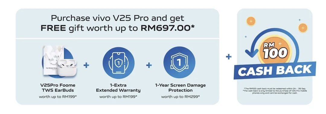 Vivo V25 Pro 5G kini rasmi di Malaysia pada harga RM 2,499 12