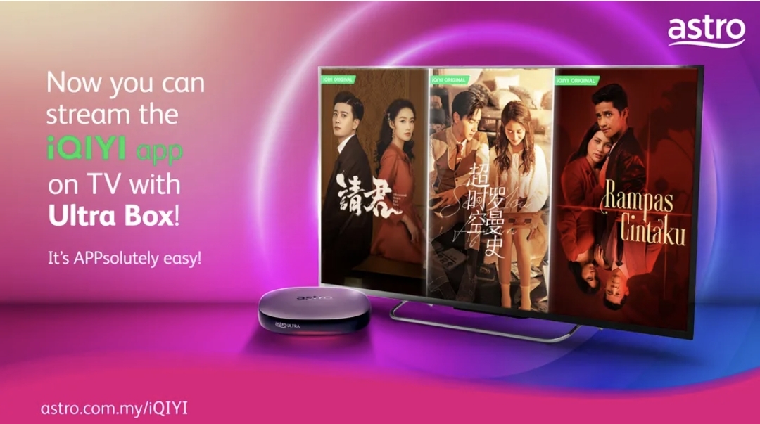 Aplikasi beIN SPORTS CONNECT, iQIYI dan TVBAnywhere+ kini di Astro Ultra Box 11