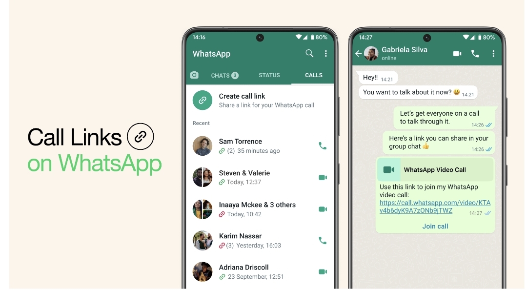 WhatsApp kini menawarkan ciri Call Links - kongsi pautan panggilan audio atau video dengan lebih mudah 3