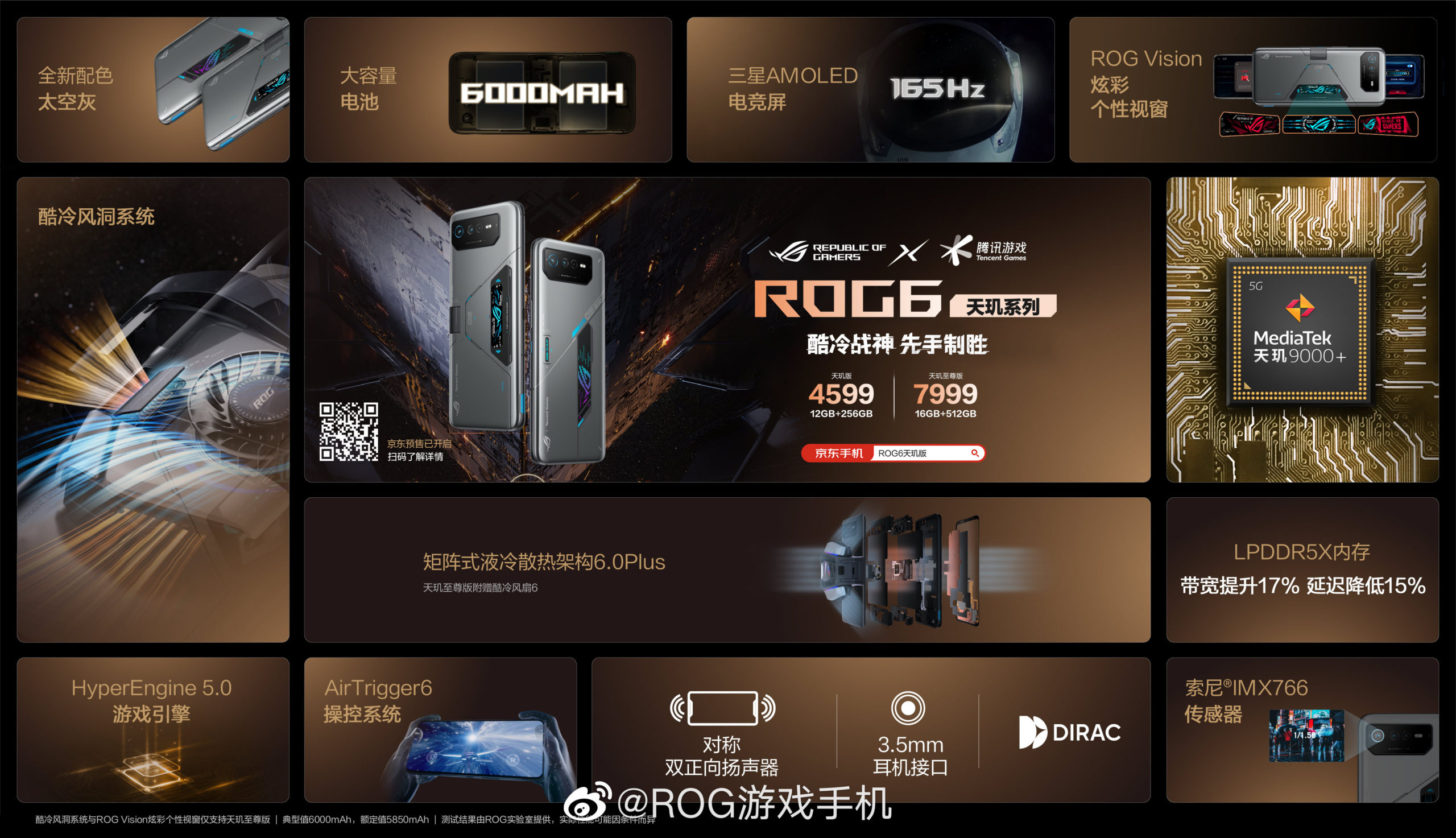 Asus ROG Phone 6D dan Asus ROG Phone 6D Ultimate kini rasmi dengan cip MediaTek Dimensity 9000+ 11