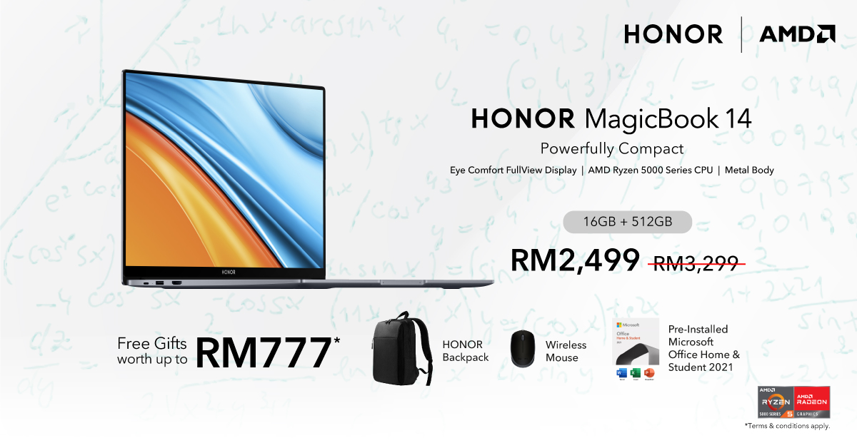Honor Malaysia tawar rebat bernilai sehingga RM 800 bagi pembelian produk terpilih 12