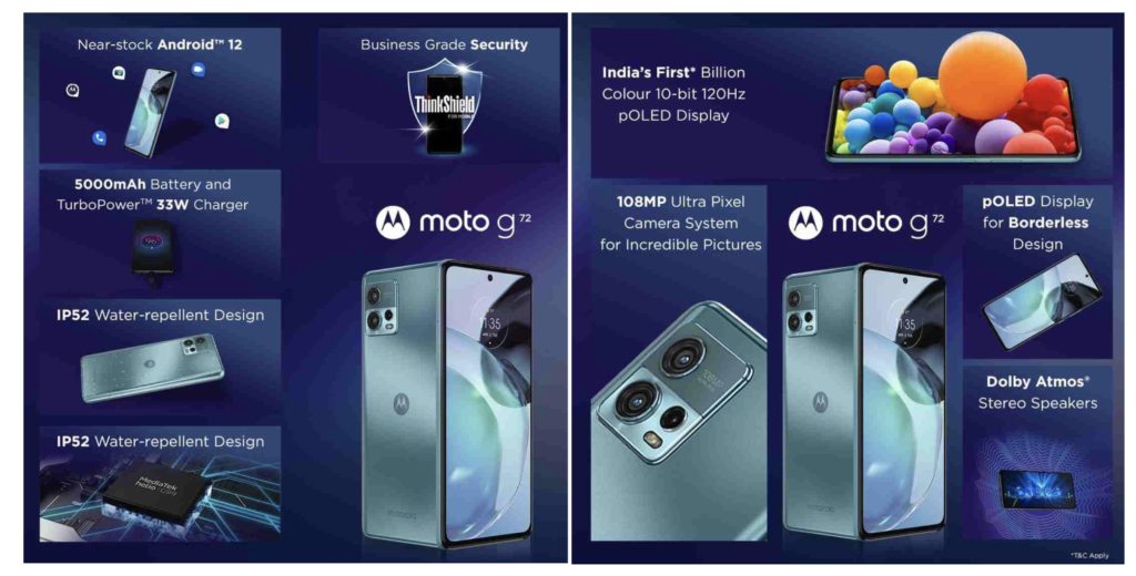 Motorola Moto G72 dengan skrin P-OLED 120Hz dan sensor 108MP kini rasmi - harga sekitar RM 1,183 1