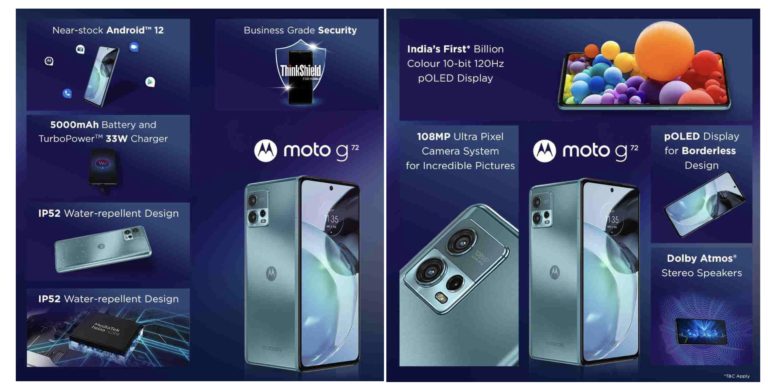 Motorola Moto G72 dengan skrin P-OLED 120Hz dan sensor 108MP kini rasmi - harga sekitar RM 1,183 3