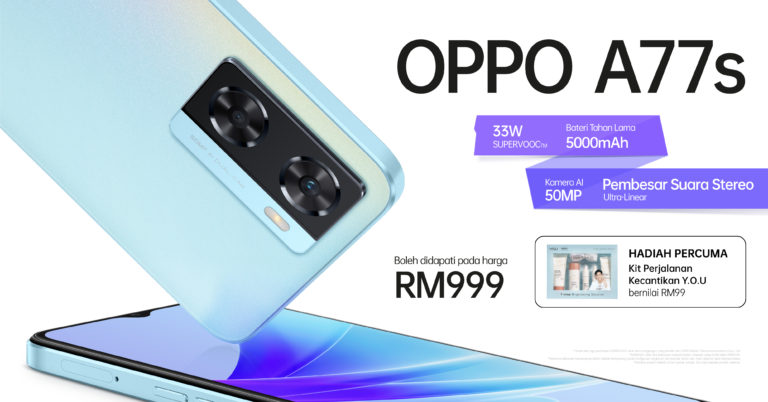 OPPO A77s dengan skrin 90Hz dan cip Snapdragon 680 kini rasmi di Malaysia - RM 999 sahaja 9