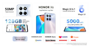 Honor X6 akan ditawarkan di Malaysia mulai 7 Oktober ini - Harga RM 599 3