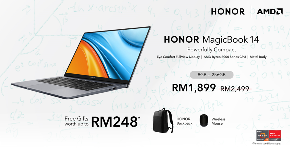 Honor Malaysia tawar rebat bernilai sehingga RM 800 bagi pembelian produk terpilih 11
