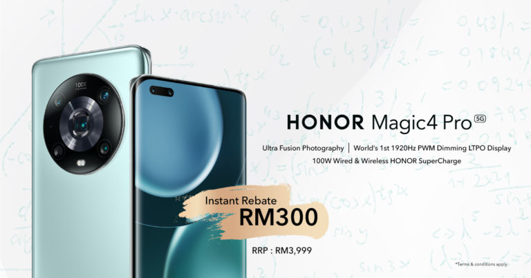 Honor Malaysia tawar rebat bernilai sehingga RM 800 bagi pembelian produk terpilih 11