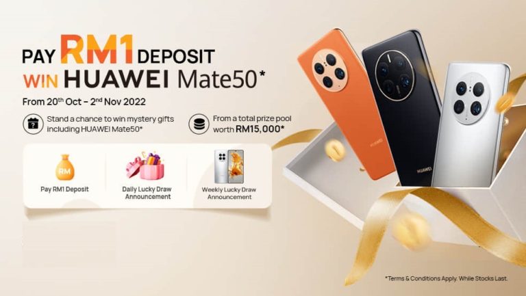 HUAWEI Mate 50 Pro dan Mate 50 kini dibuka untuk pra-tempahan - deposit RM 1 sahaja 9