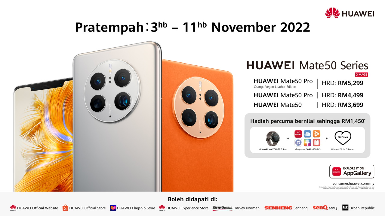 HUAWEI Mate 50 Pro kini di Malaysia dengan teknologi yang inovatif dan Sokongan Aplikasi Google 37