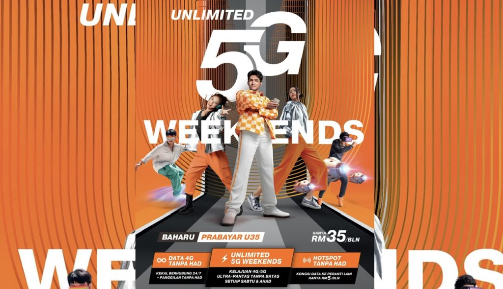 U Mobile tawar penggunaan 5G tanpa had percuma pada hujung minggu kepada pelanggan pelan prabayar U35 dan U40 1