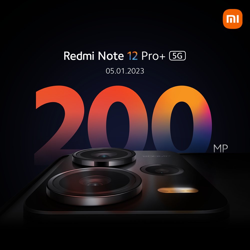 Xiaomi Redmi Note 12 Pro+ dengan sensor 200MP akan dilancarkan pada 5 Januari 3