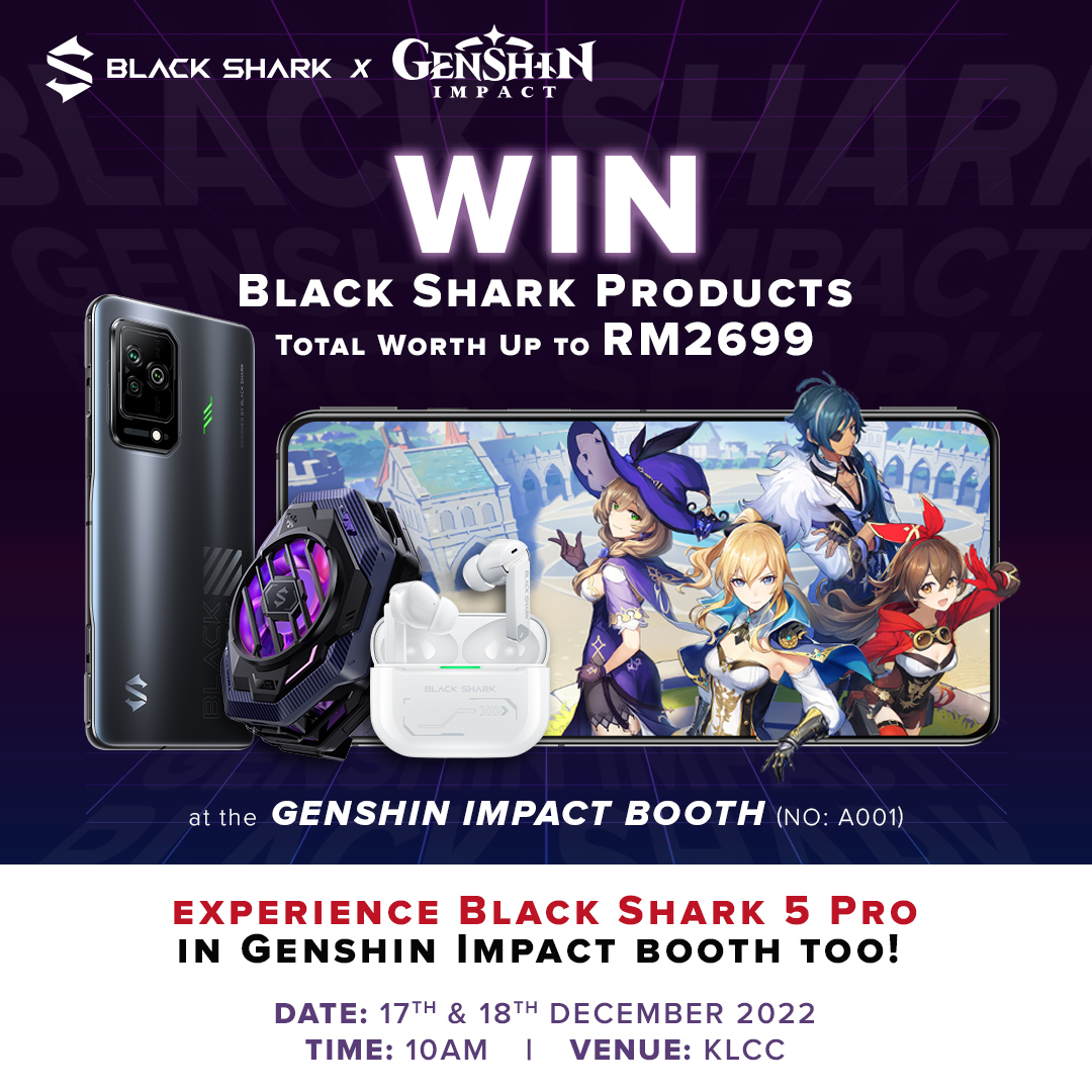 Kunjungi Booth Genshin Impact X Black Shark di Comic Fiesta 2022 untuk menang hadiah menarik 6