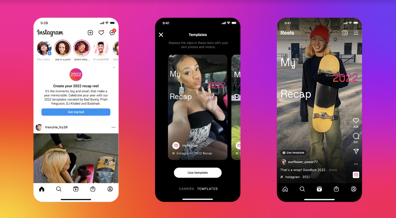 Instagram lancar Reels Recap 2022 - sunting video reels hujung tahun anda sekarang 5