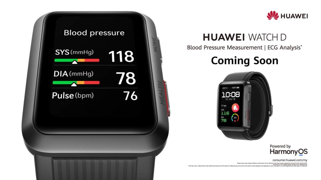 HUAWEI Watch D dengan ciri bacaan tekanan darah akan dilancarkan di Malaysia 1