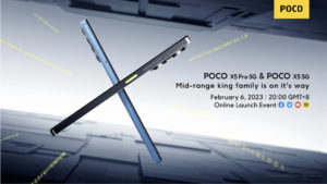 Poco X5 Pro dan Poco X5 akan dilancarkan pada 6 Februari ini 2