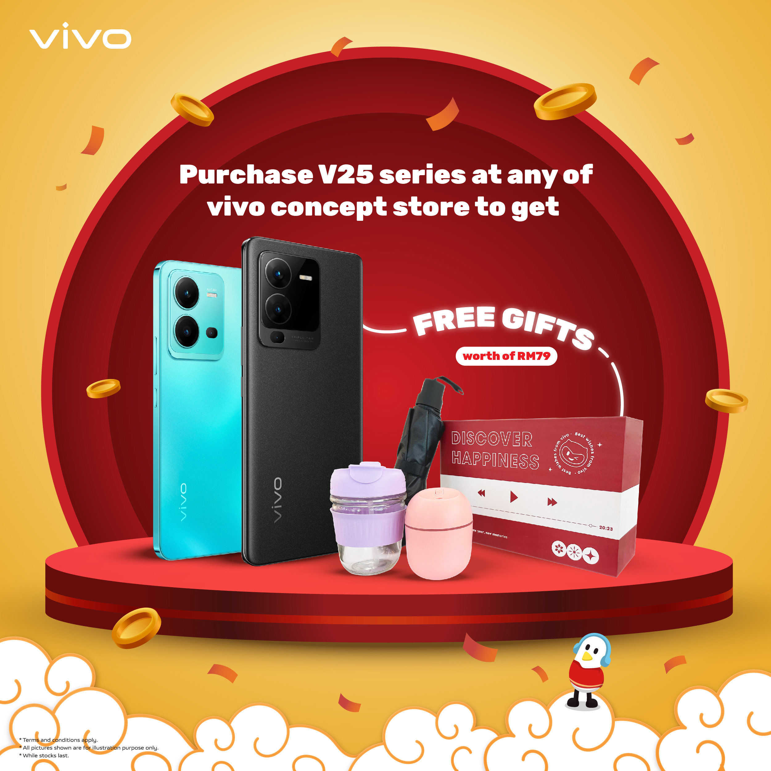 Vivo beri peluang untuk anda menangi wang tunai sehinga RM 18,888 hanya dengan membeli telefon pintar vivo 9