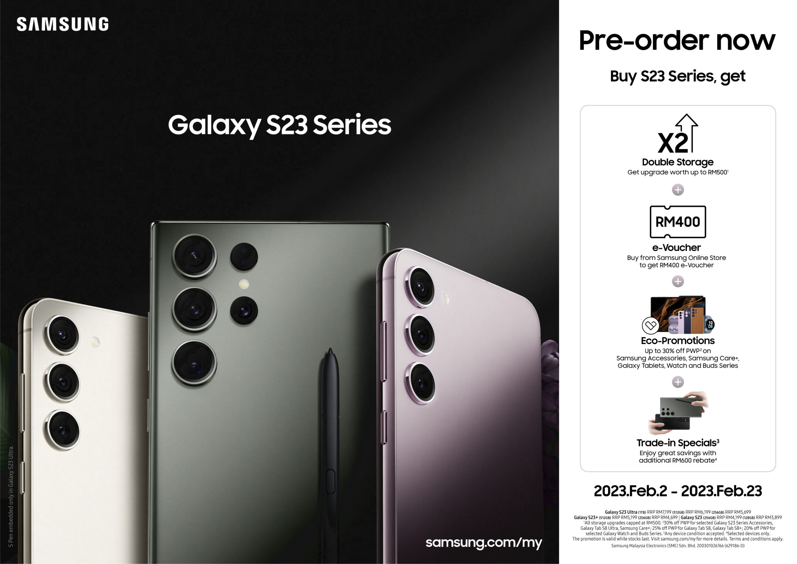 Samsung Galaxy S23 Series kini dibuka untuk pra-tempahan di Malaysia - dari RM 3,899 15