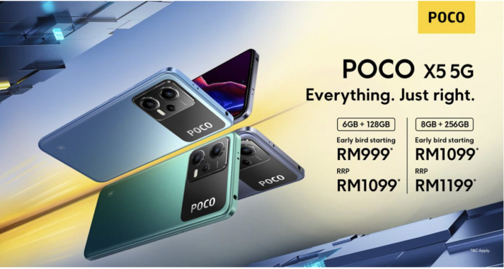 Poco X5 5G turut rasmi dengan cip Snapdragon 695 dan skrin AMOLED 120Hz 1