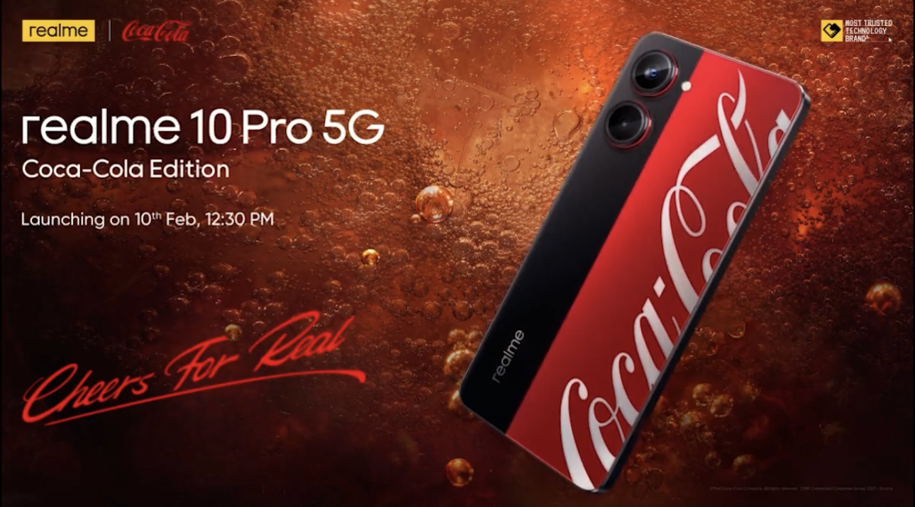 realme 10 Pro 5G Coca-Cola Edition akan dilancarkan pada 10 Februari ini 7