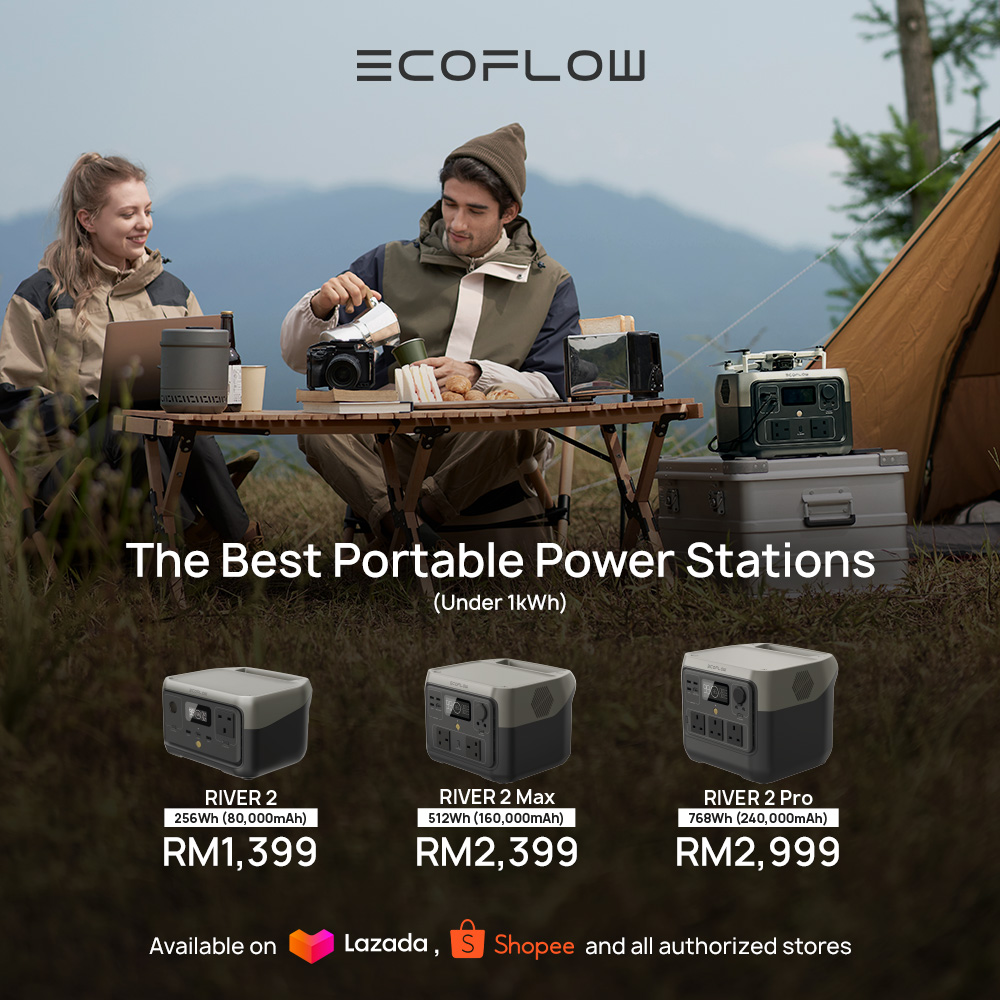 EcoFlow kini di Malaysia - Jenama pengeluar stesen janakuasa mudah alih terkemuka dunia 13