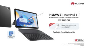 Mencari sebuah Tablet terbaik dipasaran yang meningkatkan produktiviti dan hiburan? HUAWEI MatePad 11" 2023 adalah calon terbaik pada harga serendah RM 1,799 sahaja 2