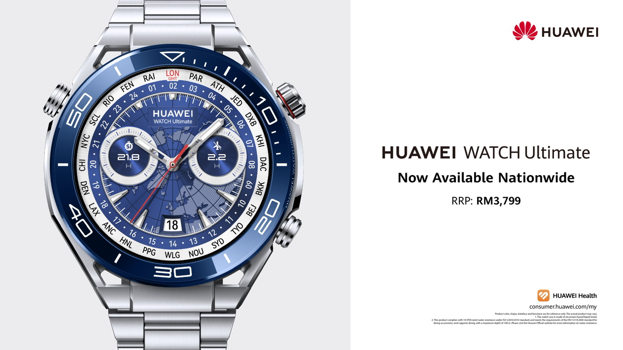 HUAWEI Watch Ultimate kini rasmi pada harga RM 3,799 - pencabar Apple Watch Ultra 12