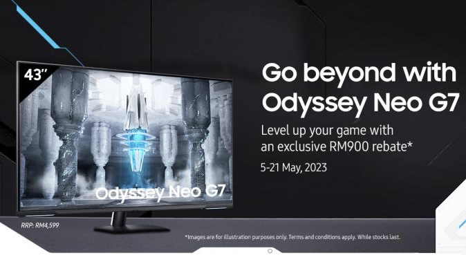 Samsung Odyssey Neo G7 kini rasmi di Malaysia pada harga promosi RM 3,699 - monitor gaming Mini-LED pertama Samsung 9