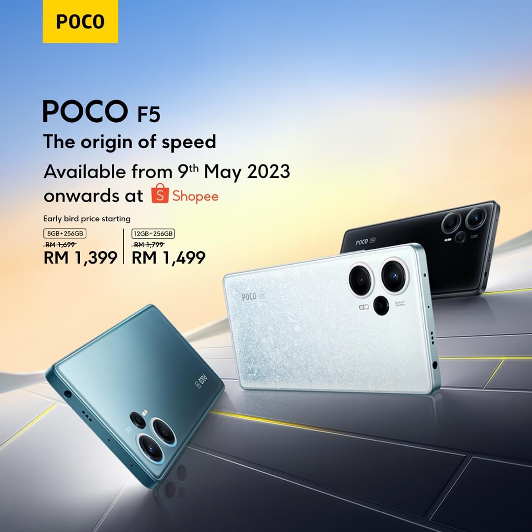 Poco F5 kini rasmi dengan cip Snapdragon 7+ Gen 2 dan skrin 120Hz - dari RM 1,399 6