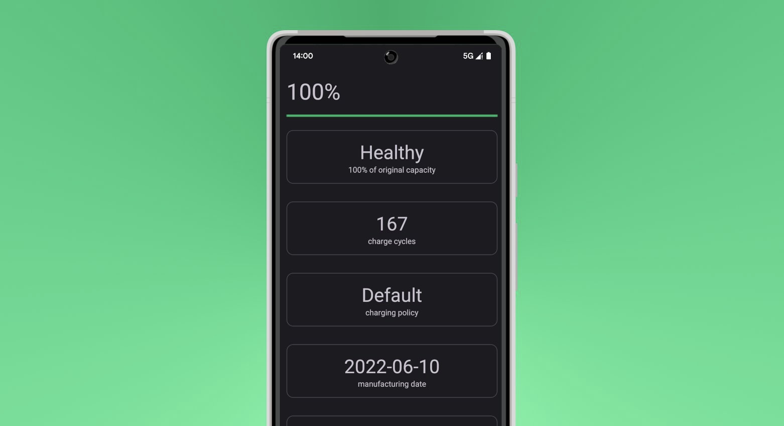 Battery Health Android 14