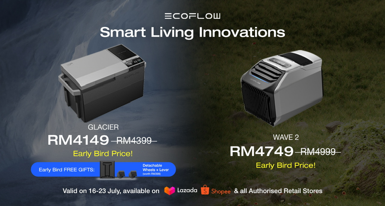 EcoFlow GLACIER dan WAVE2 kini rasmi di Malaysia - Penghawa Dingin dan Peti Sejuk mudah alih 23