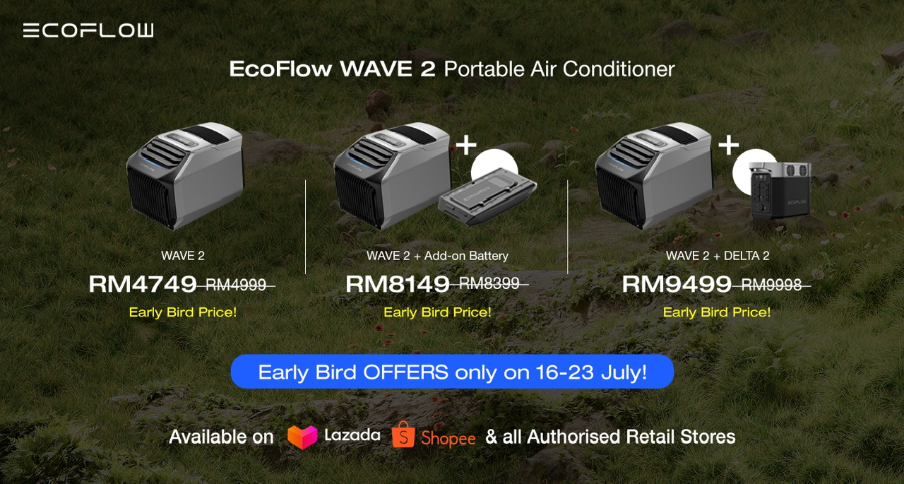 EcoFlow GLACIER dan WAVE2 kini rasmi di Malaysia - Penghawa Dingin dan Peti Sejuk mudah alih 33