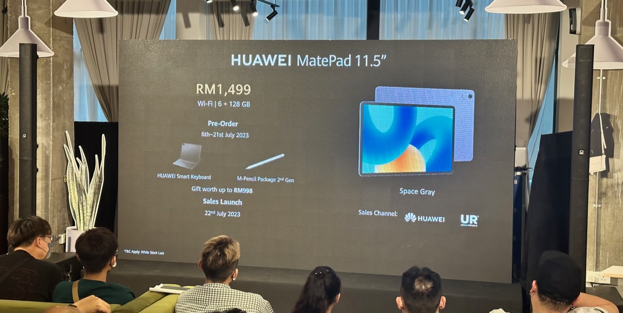 HUAWEI MatePad 11.5 kini rasmi di Malaysia pada harga dari RM 1,499 3