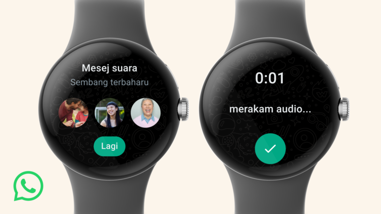 Aplikasi WhatsApp bagi jam pintar Wear OS kini ditawarkan secara rasmi 7