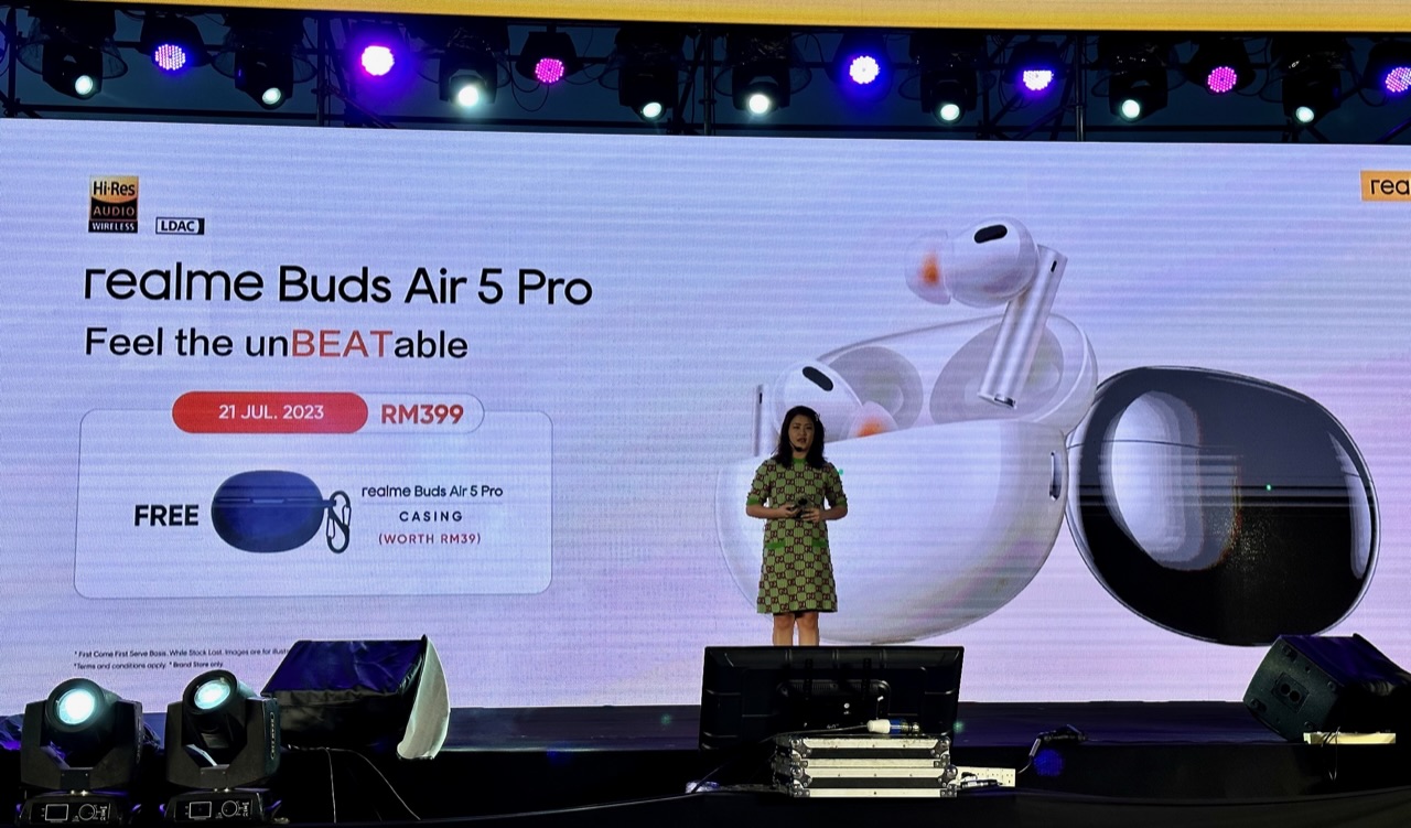 realme Buds Air 5 Pro kini rasmi di Malaysia - RM 399 9