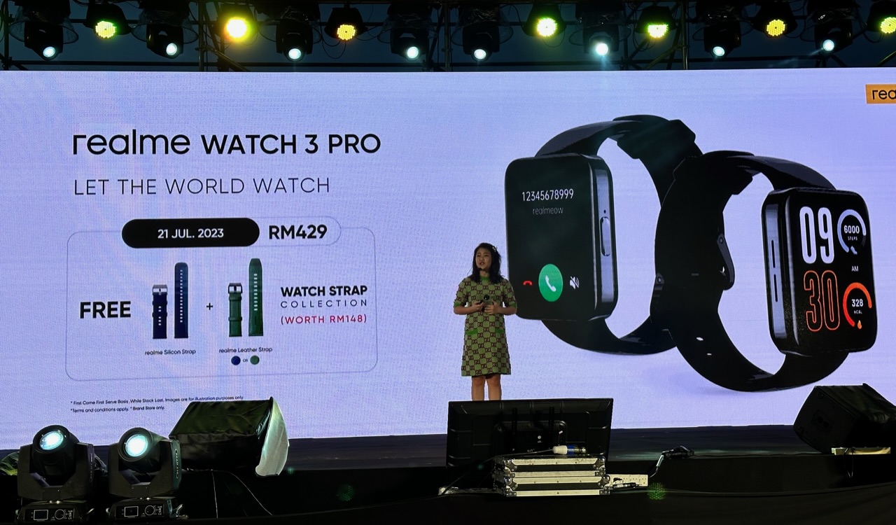 realme Watch 3 Pro rasmi di Malaysia dengan skrin AMOLED dan GPS terbina - RM429 7